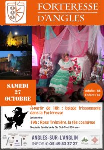 affiche halloween 2018 - Forteresse Angles